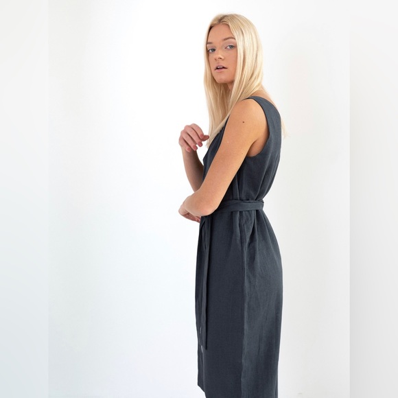 BNWOT 100% Linen Jumpsuit Romper XS / S - Picture 2 of 10
